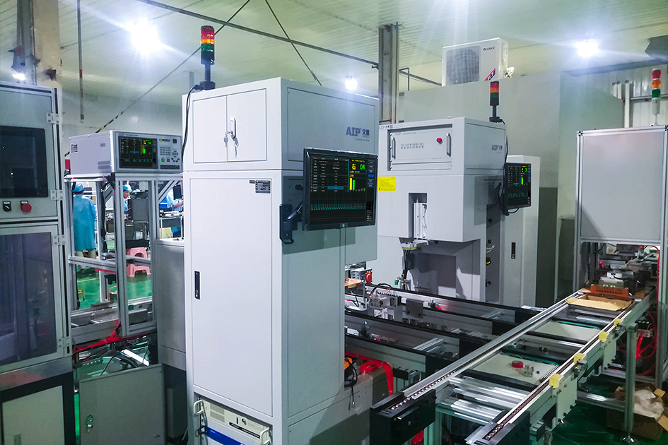 空調風扇無刷電機加載在線檢測應用現場