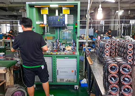 壓縮機電機定子真空測試設(shè)備應(yīng)用現(xiàn)場