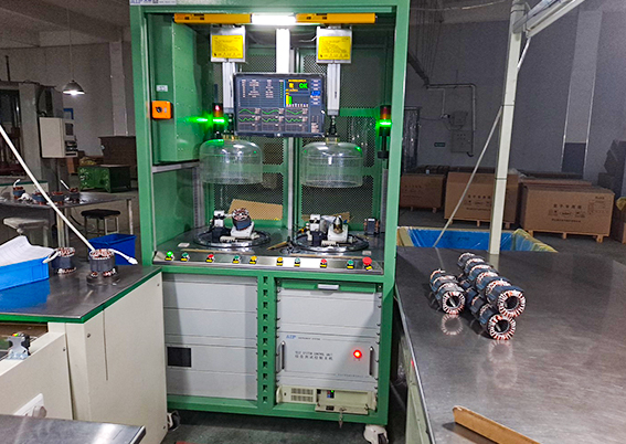 壓縮機電機定子真空測試設(shè)備應(yīng)用現(xiàn)場