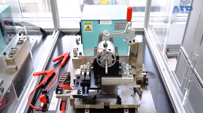 汽車暖通電機測試設備應用現場—AIP艾普